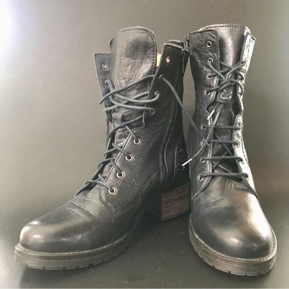 Leather Moto Boots - Picture 5 of 11